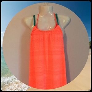 ⬇️ Atmosphere orange  beach cover up size small